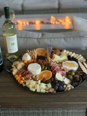 Fireside cheeseboard