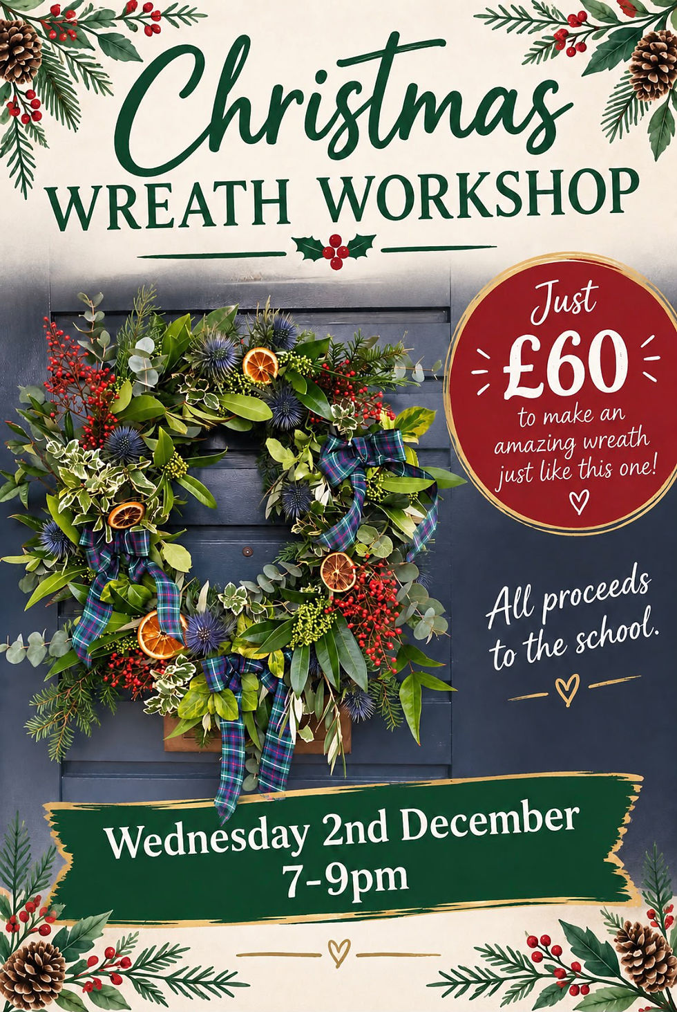 🎄Wreath making workshop 🎄