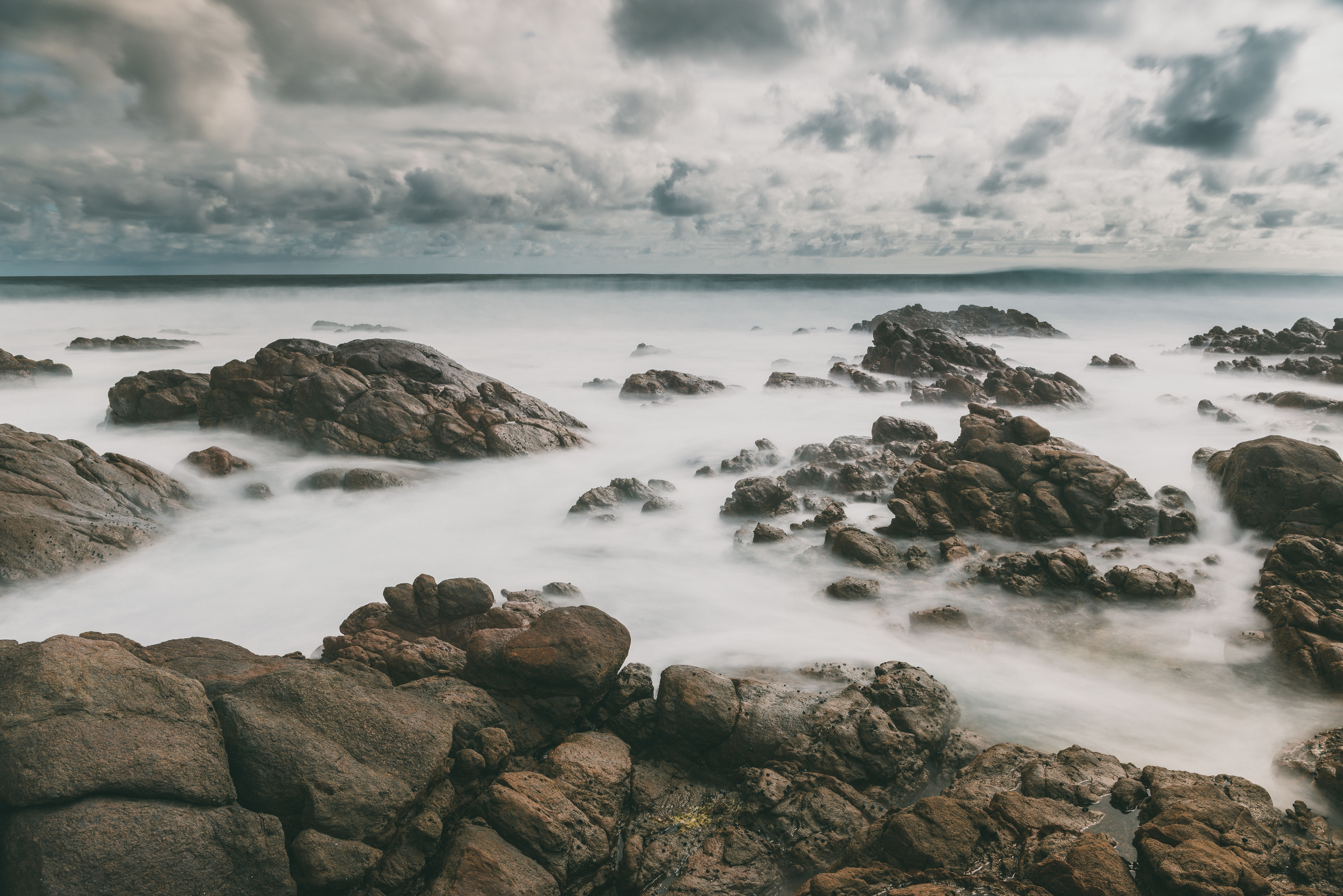 The sea covered with stones, Jesse O'Leary