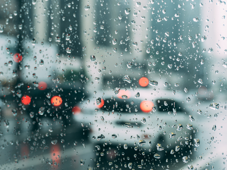 Movers working in rain