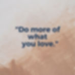 Do what you love