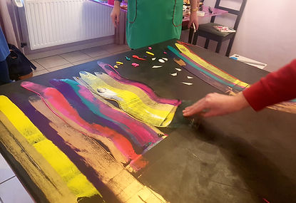 gestalten mit Spachtel