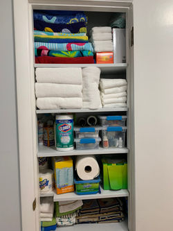 Supply closet.