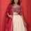 Thumbnail: Sweetheart Neck Hand Embroidered Lehenga Set