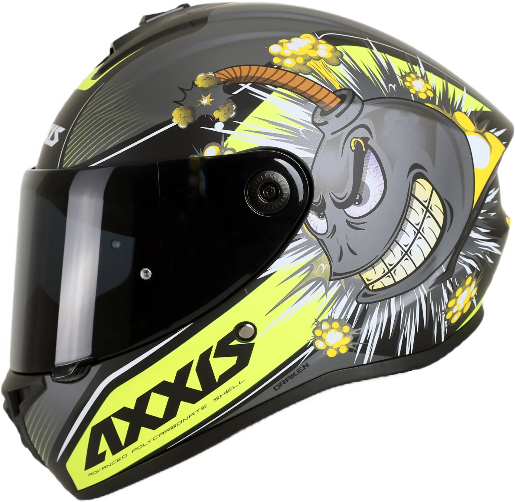 Axxis Draken S Bombs Mat Gri