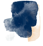 Aquarell in Dunkelblau