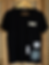 Handcrafted Decorative Patchwork Elements added to sourced 100% Cotton T-Shirt Black