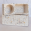 Thumbnail: Biophilic Jesmonite Gypsum Acrylic Resin Home Decor Decorative Storage Container Off-White with Sea Shells Rectangle Holder
