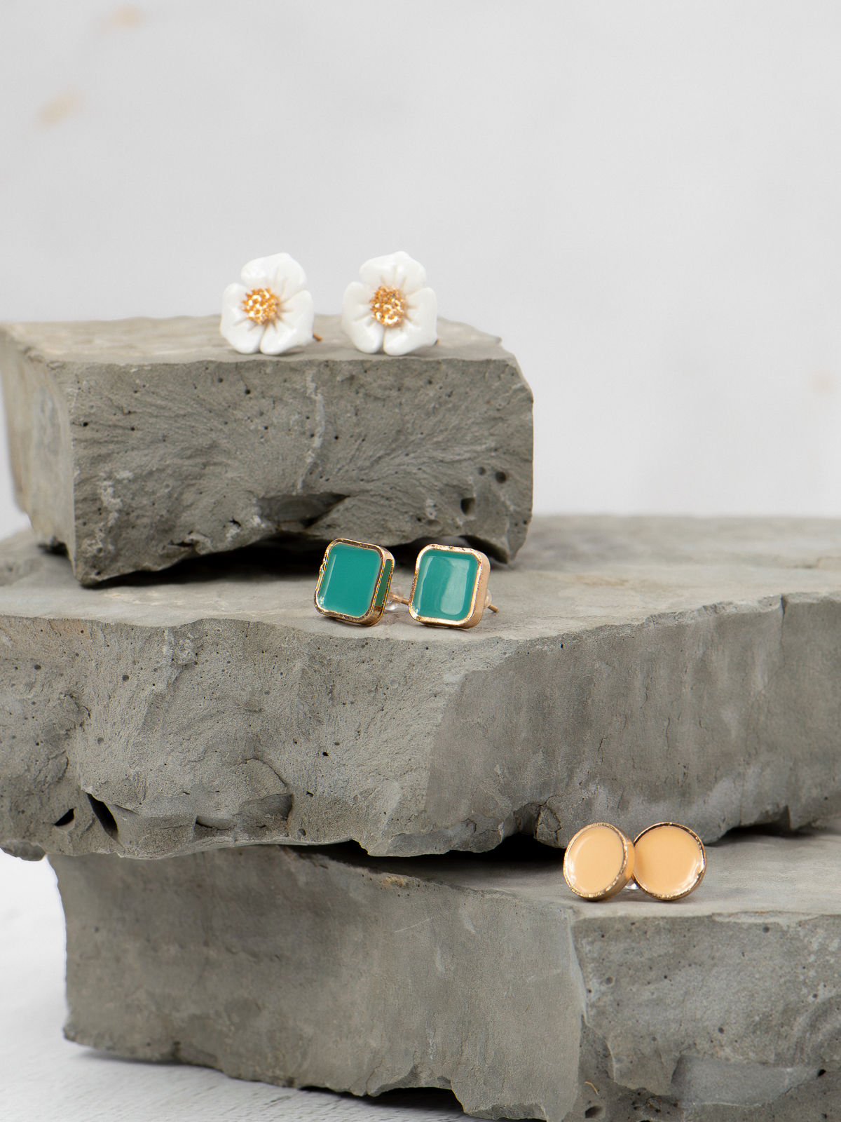 Curated Pastel Shades Spring Inspired Studs