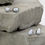 Thumbnail: Curated Decorative Grey Marble Studs with Texture Detail Silver Edges