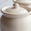 Thumbnail: Biophilic Jesmonite Gypsum Acrylic Resin Home Decor Bulbous Round Trinket Pot with Lids with Beach Sand Off-white