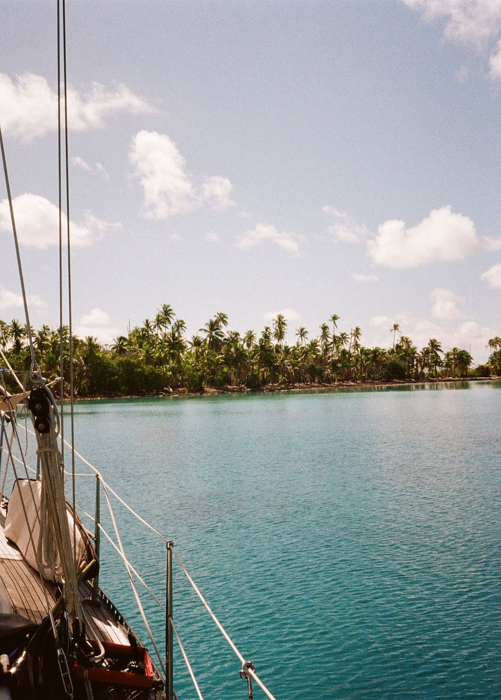 tropical anchorage