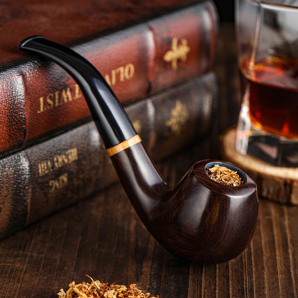 Thumbnail: Whitluck's Tobacco Pipe, Handmade Wood Smoking Pipe, Perfect Beginner Pipe Kit