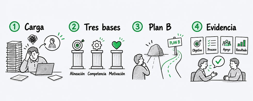 Carga, tres bases, plan B y evidencia resumen las preguntas frecuentes.