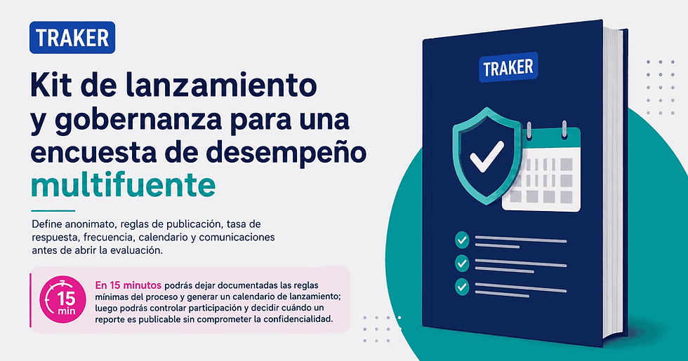 Kit de lanzamiento y gobernanza para una encuesta de desempeño multifuente
