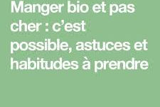 Le Bio moins cher !!!!