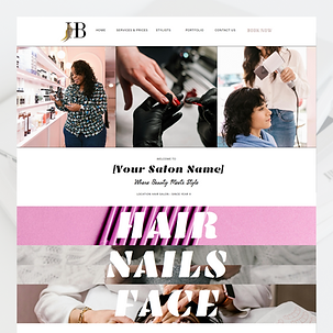 Website template for beauty salons