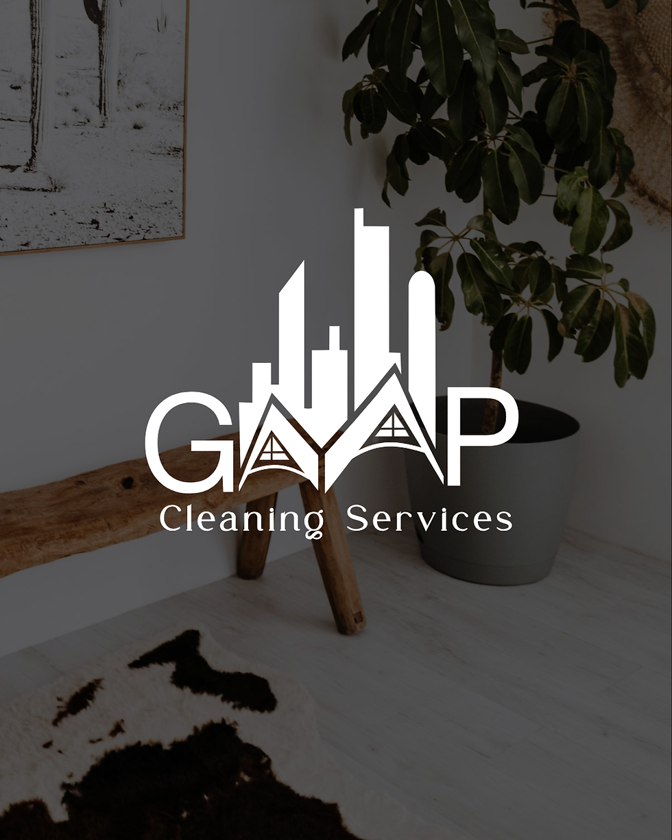 gaap cleaning services logo design