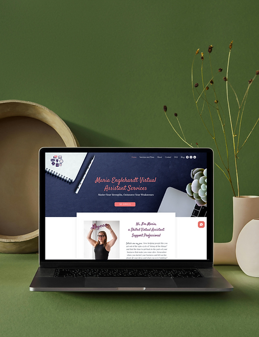 Virtual assistant website design