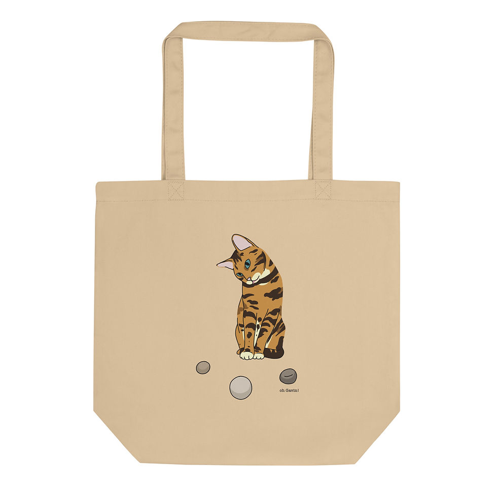 Gavin's Cat Graphics Eco Tote Bag