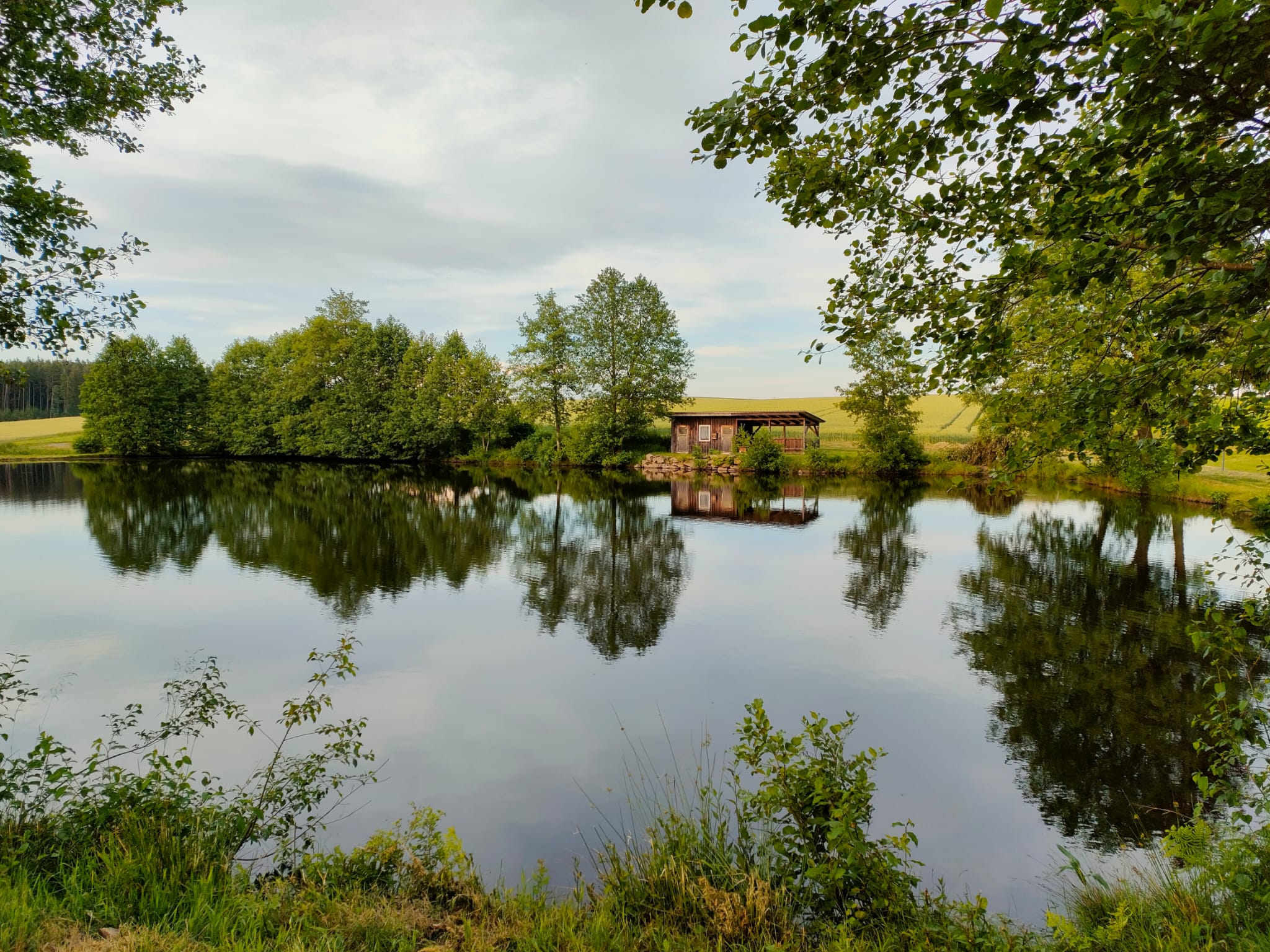 Hüttelweiher bei Bibersbach