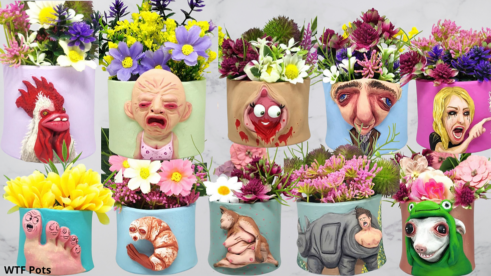 “WTFpots, putting the anal into artisanal.” Sarah Jane Sharp and her strange aesthetic creativity