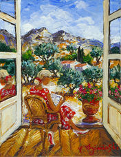 Window on Provence
Size 35x27 cm