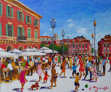 Terrace Place Masséna - Format 65x54 cm