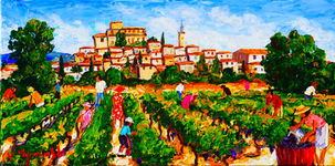 Vendanges à Ansouis
Format 60x30 cm