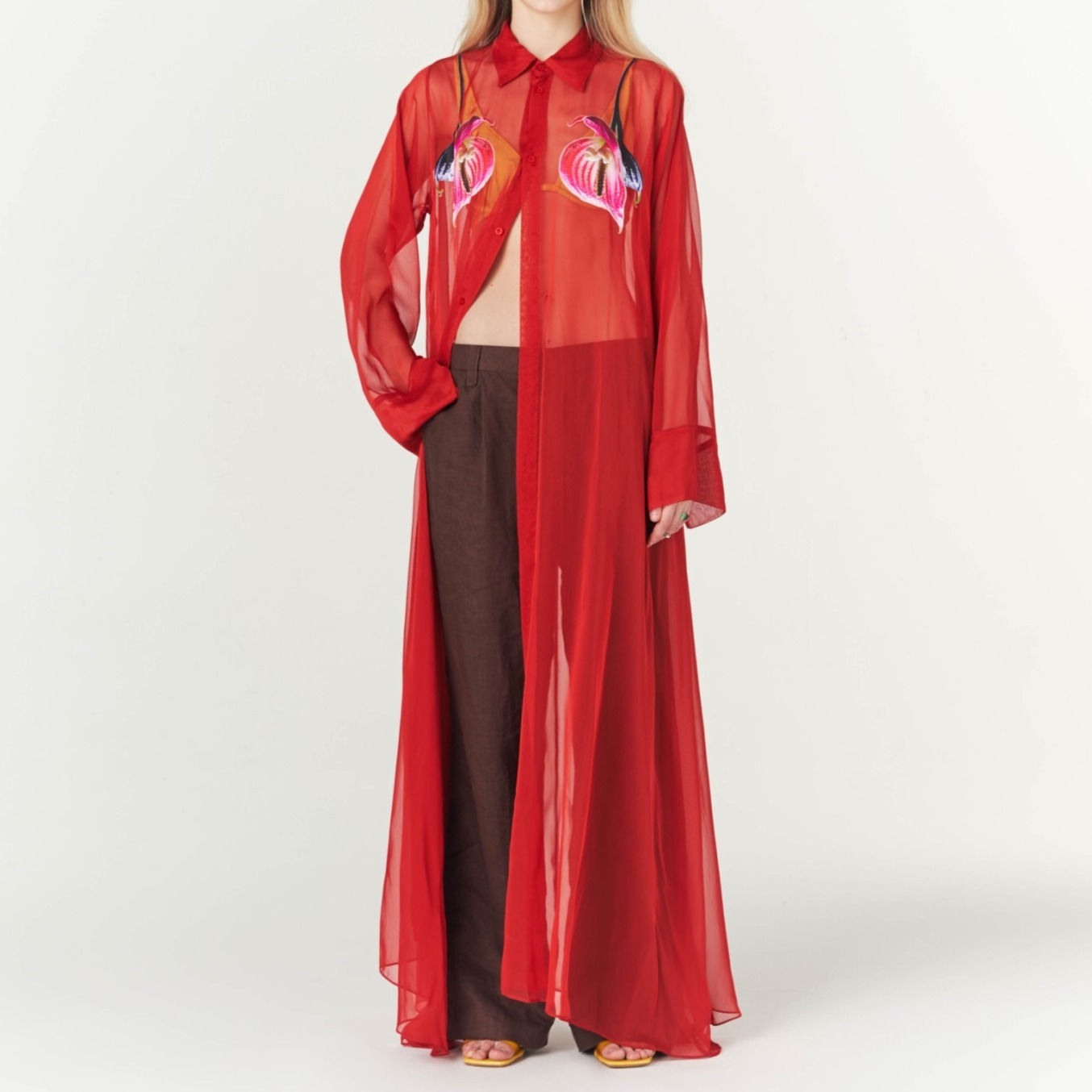 Dress flower print max