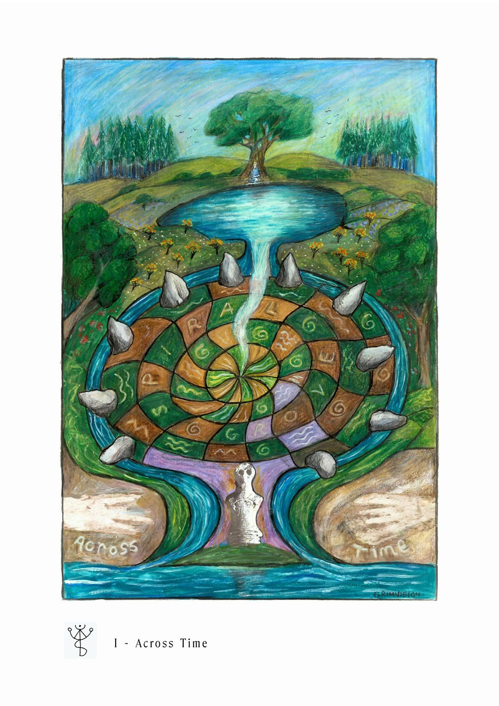 I – Across Time, archival print from the GrimrVision sequence by David Grimbleby