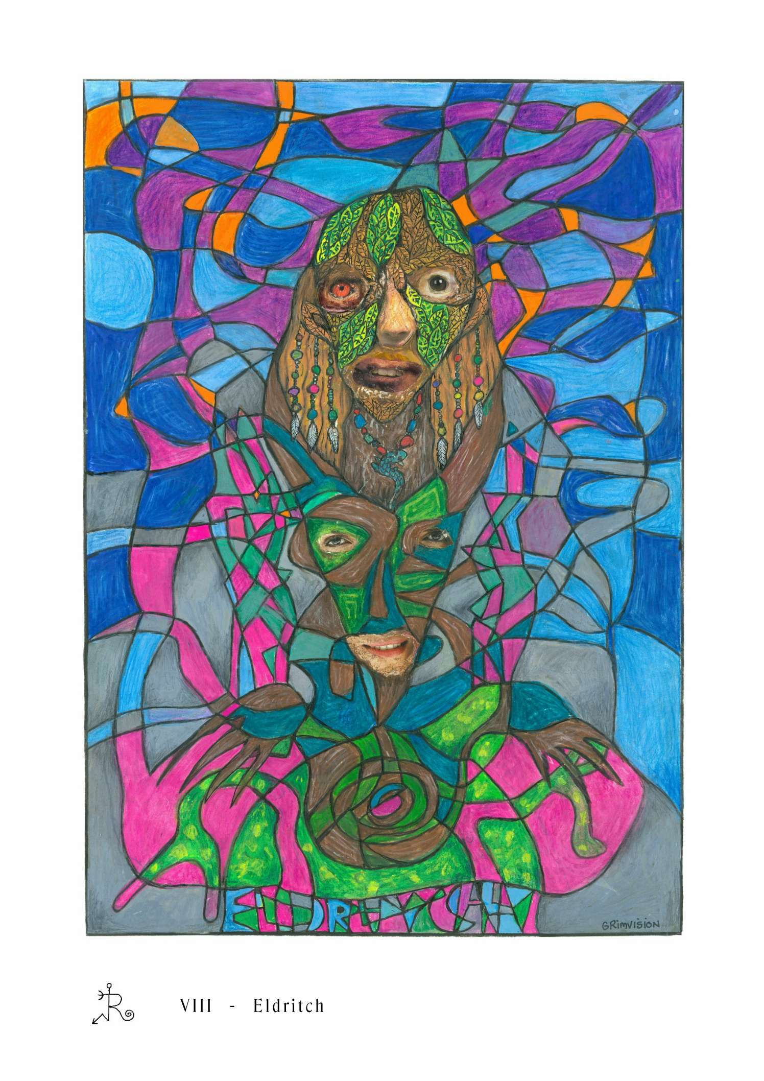 VIII – Eldritch, archival print from the GrimrVision sequence by David Grimbleby