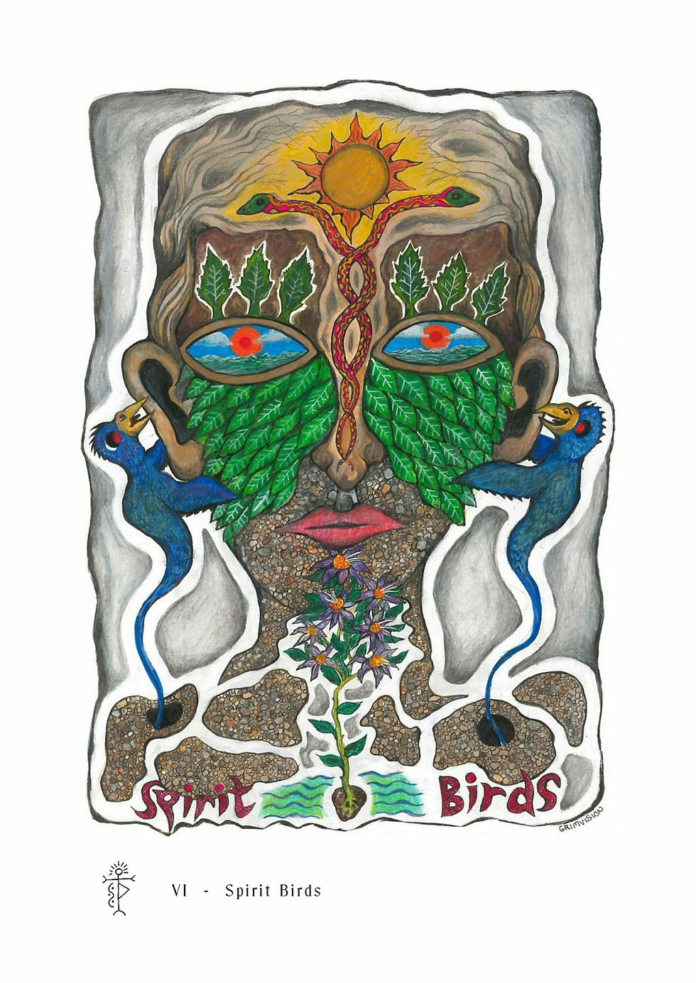 VI – Spirit Birds, archival print from the GrimrVision sequence by David Grimbleby