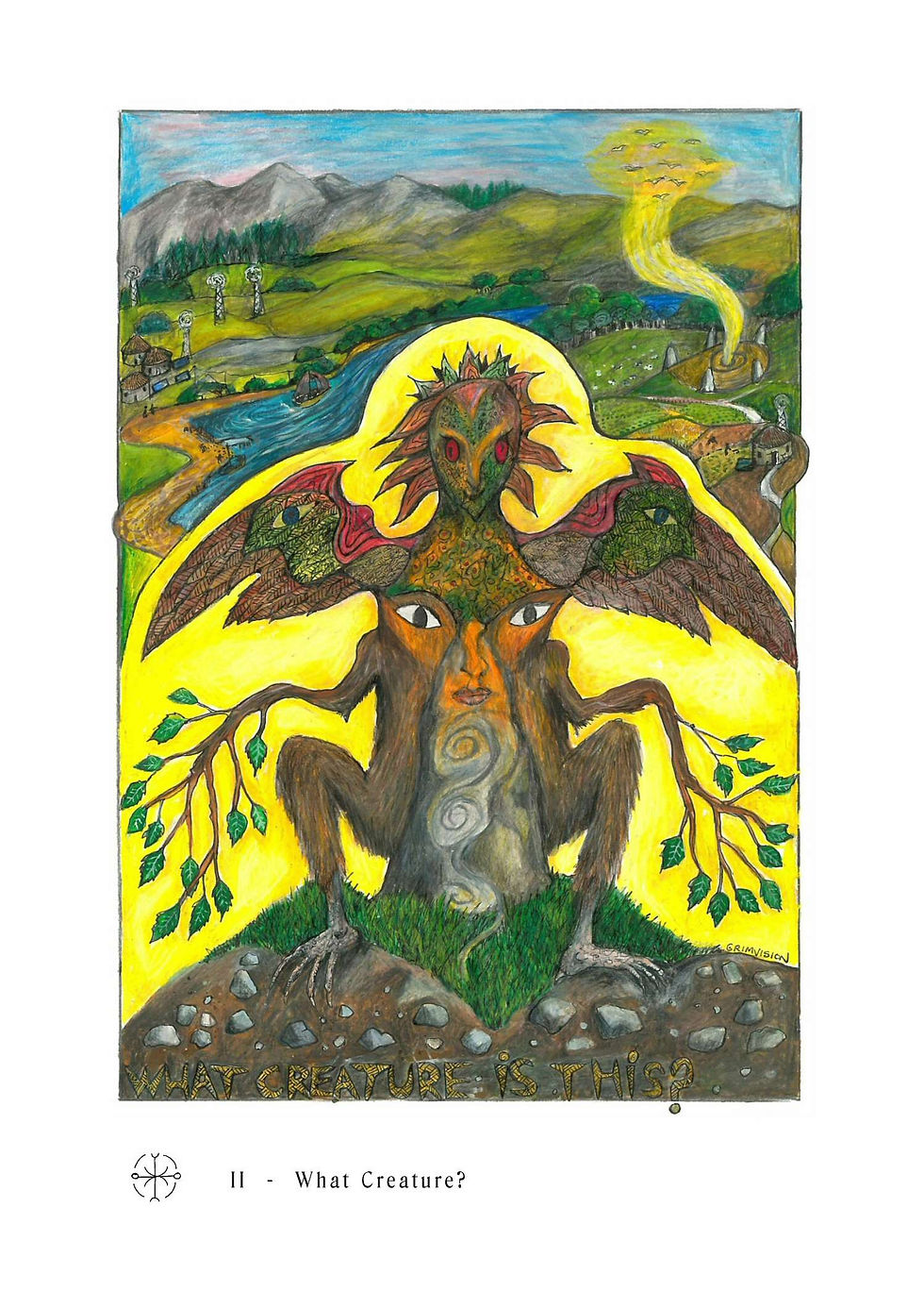 II – What Creature?, archival print from the GrimrVision sequence by David Grimbleby