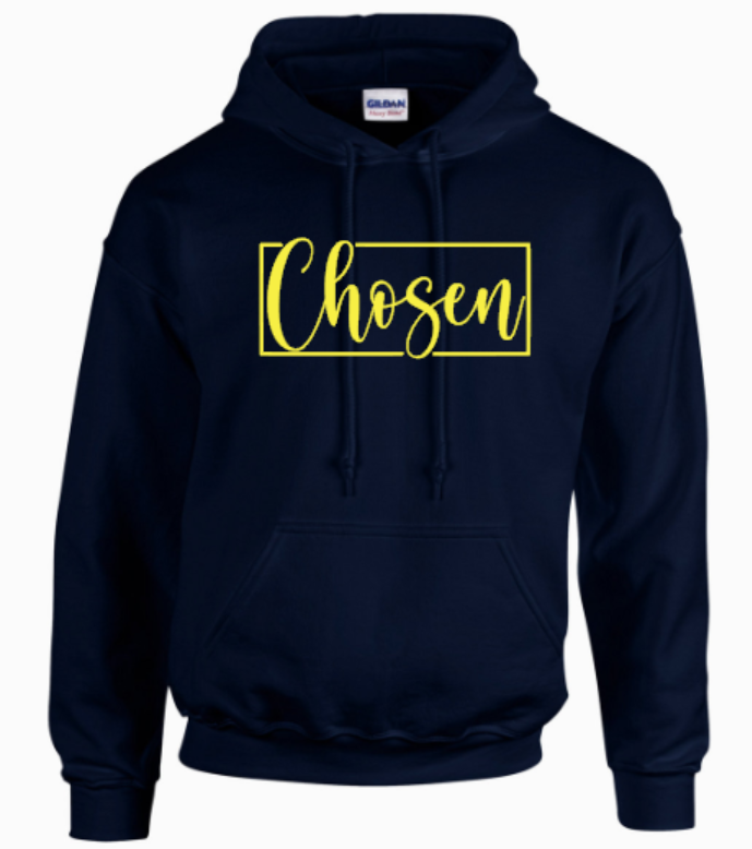 Thumbnail: CHOSEN HOODIE  BLACK AND GOLD
