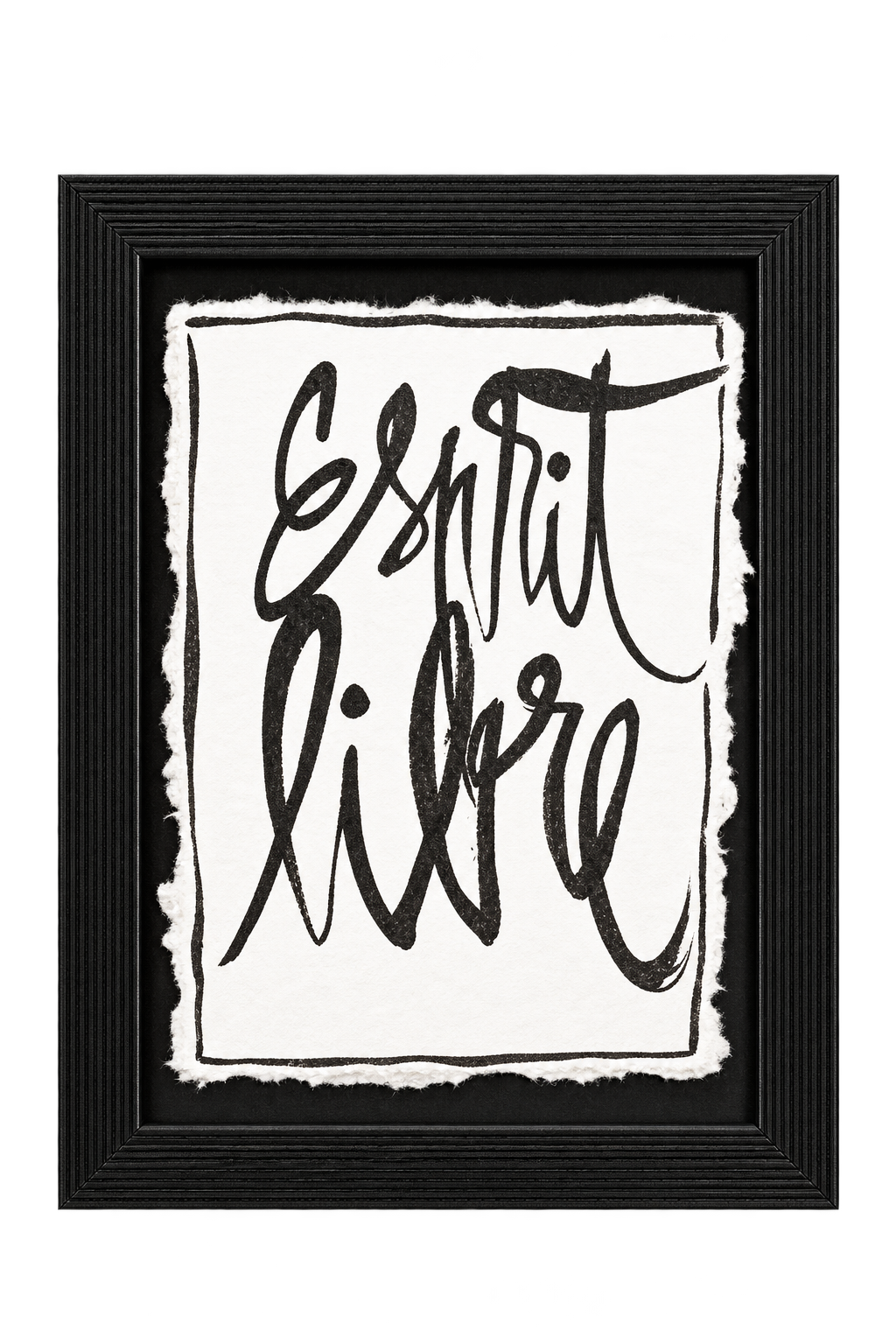 Petit tableau fragment Esprit libre