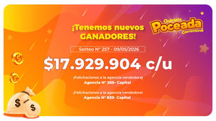 ¡Dos ganadores de Capital comparten el premio mayor de La Poceada!