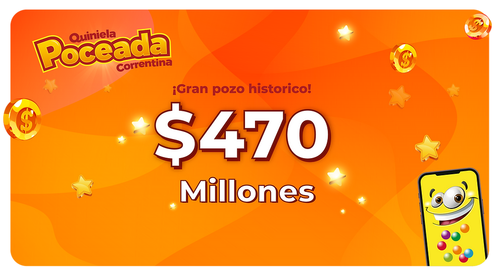 La Quiniela Poceada Correntina pone en juego un récord histórico: $470 millones este jueves