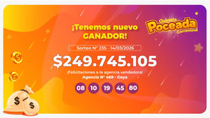 Un apostador de Goya ganó más de 249 millones en la Quiniela Poceada Correntina