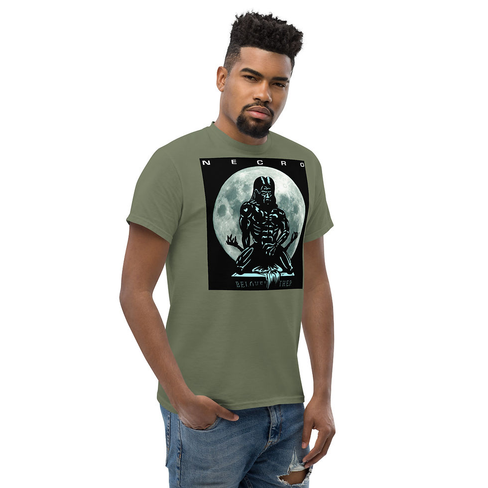 Thumbnail: NECRO by Artist GREGG TAYLOR on Classic tee