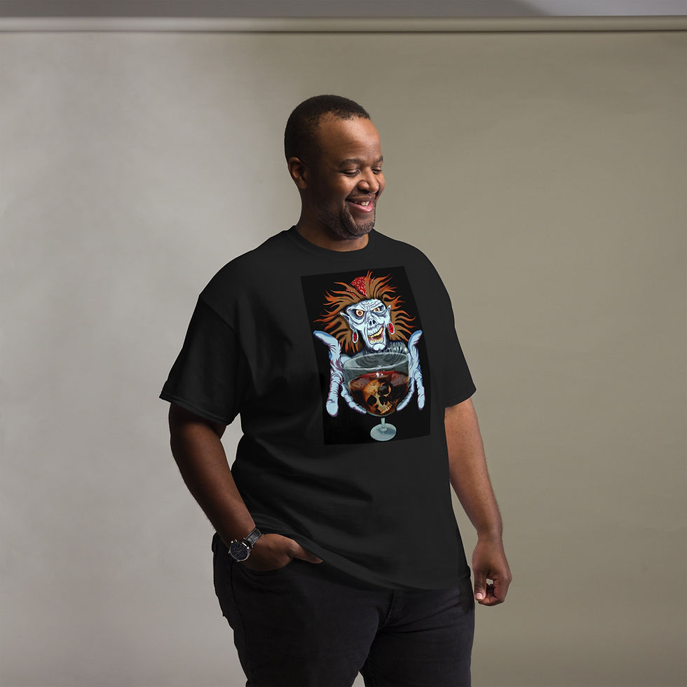 Thumbnail: DEADBANGER by Artist GREGG TAYLOR on Classic tee
