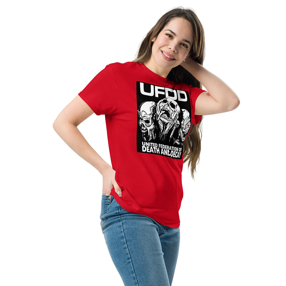 Thumbnail: U.F.D.D. "United Federation of Death & Decay" by GREGG TAYLOR Classic tee