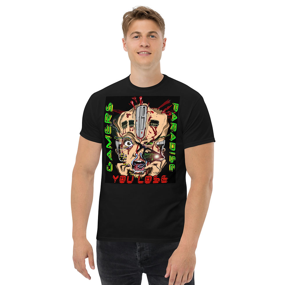 Thumbnail: GAMERS PARADISE by Artist GREGG TAYLOR on Classic tee
