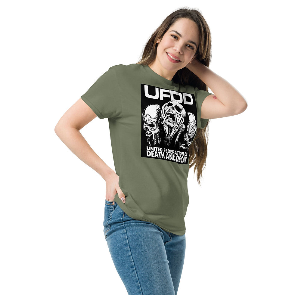 Thumbnail: U.F.D.D. "United Federation of Death & Decay" by GREGG TAYLOR Classic tee