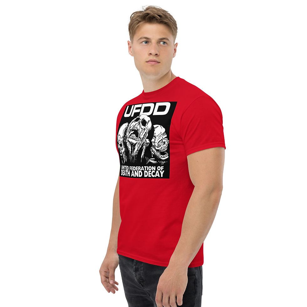 Thumbnail: U.F.D.D. "United Federation of Death & Decay" by GREGG TAYLOR Classic tee