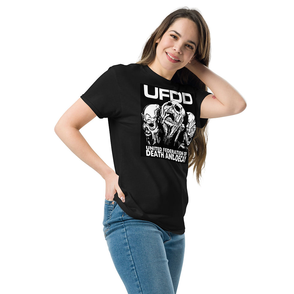 Thumbnail: U.F.D.D. "United Federation of Death & Decay" by GREGG TAYLOR Classic tee