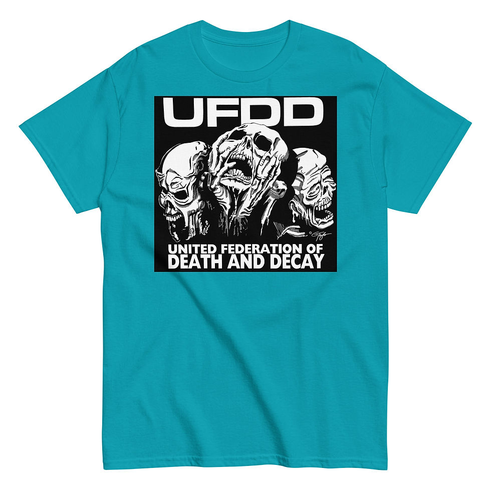 Thumbnail: U.F.D.D. "United Federation of Death & Decay" by GREGG TAYLOR Classic tee
