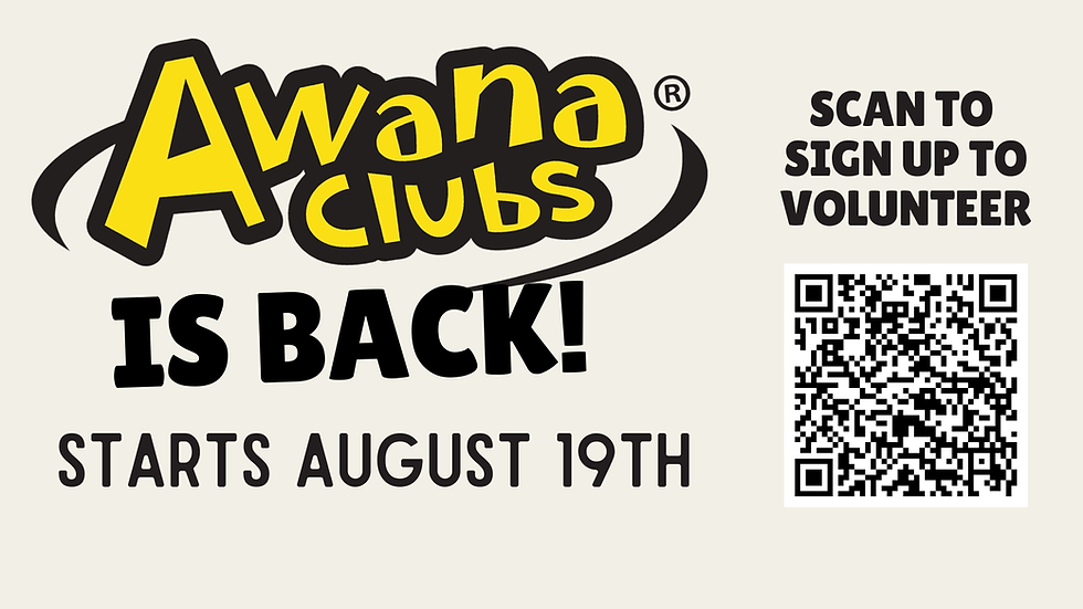 AWANA / Faith & Fellowship Begins