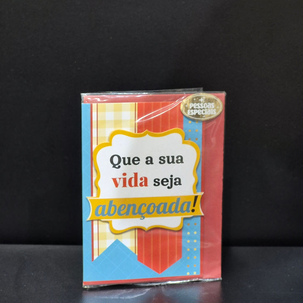 Miniatura: Cartão “Que Sua Vida Seja Abençoada”