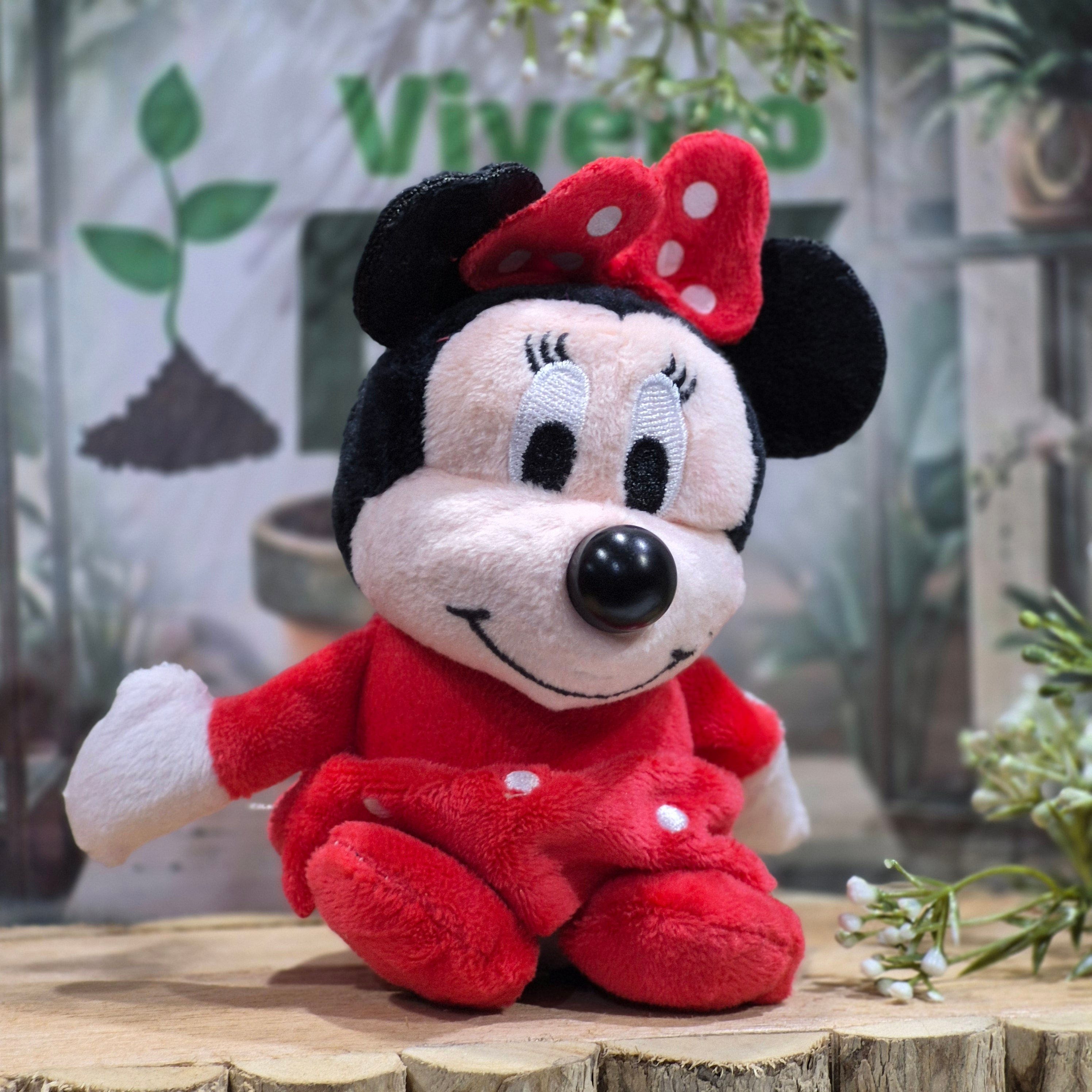 Chaveiro Pelúcia Minnie Mouse Clássica